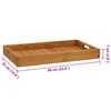 vidaXL Serveringsbrett 60x35 cm heltre teak