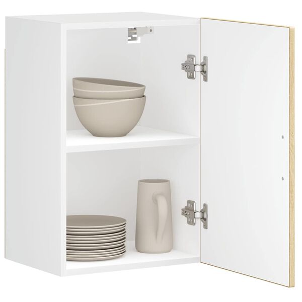 vidaXL Veggmontert kj&oslash;kkenskap Porto sonoma eik konstruert tre