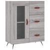 vidaXL Highboard gr&aring; sonoma 69,5x34x180 cm konstruert tre