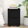 vidaXL Nattbord med skuff Svart 30,5 x 30 x 43 cm Konstruert tre