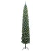 vidaXL Kunstig juletre med 300 LED gr&oslash;nn 300 cm PVC og st&aring;l og plast