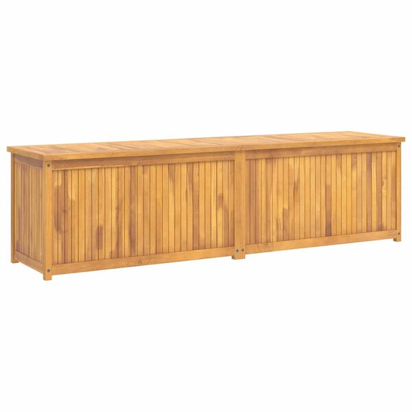 vidaXL Hageboks 200x50x55 cm heltre teak