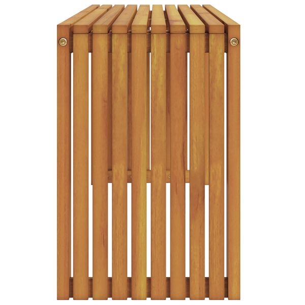 vidaXL Hagebenk Brun 110 x 30 x 45 cm Heltre teak