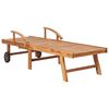 vidaXL Solsenger 2 stk heltre teak