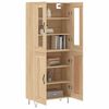 vidaXL Highboard sonoma eik 69,5x34x180 cm konstruert tre