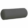vidaXL Bolster puter 2 pcs Mørkegrå Ø 25 x 70 cm stoff