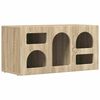 vidaXL TV-skap ELST 80 x 35 x 40 cm Sonoma eik Konstruert tre