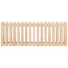 vidaXL H&oslash;ybed med gjerdedesign 200x50x70 cm heltre furu
