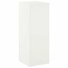 vidaXL Planteholder Hvit 30 x 30 x 80 cm St&aring;l