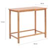 vidaXL Utendørs barbord 120x65x110 cm heltre teak