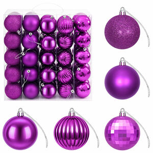 vidaXL Juleballsett 75 stk. Syrin 6 cm Polystyren