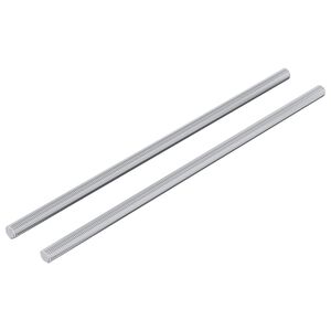 vidaXL Gjengestang 2 pcs s&oslash;lv 6 x 170 mm St&aring;l