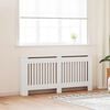 vidaXL Radiatordeksel hvit MDF 172 cm