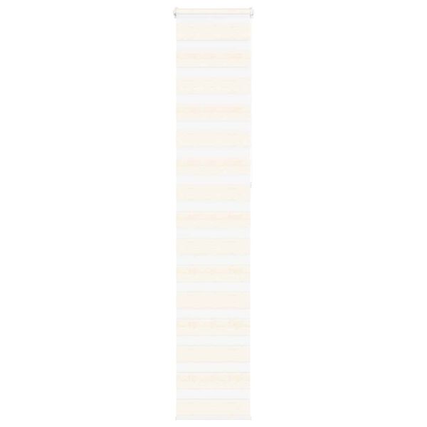 vidaXL Sebragardin marmor beige stoff bredde 45,9 cm polyester