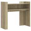 vidaXL Konsollbord sonoma eik 100x35x90 cm konstruert tre