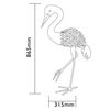 Luxform Soldrevet LED-hagelampe Stork flerfarget 30112