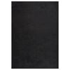 vidaXL Flossteppe med lang luv svart 140x200 cm