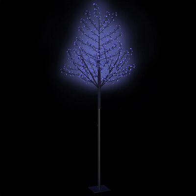 vidaXL Juletre 600 lysdioder blått lys kirsebærblomst 300 cm