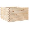 vidaXL Plantekasse 80x80x46 cm heltre furu