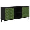 vidaXL TV-skap GELEEN 102 x 33 x 51 cm Svart eik Konstruert tre