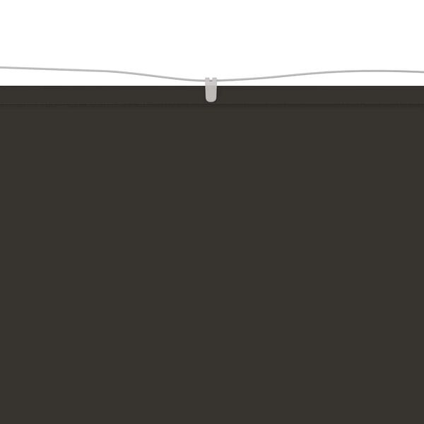 vidaXL Vertikal markise antrasitt 140x600 cm oxford stoff
