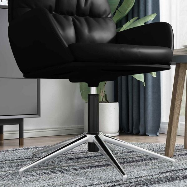 vidaXL Gassylinder til kontorstol Svart 14 cm Jern