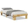 vidaXL Sengeramme uten madrass 90x190 cm heltre eik