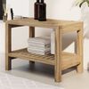 vidaXL Sidebord til baderom 60x30x45 cm heltre teak