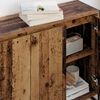 vidaXL Sideskap Gamle tre 96,5 x 30 x 75 cm Konstruert tre
