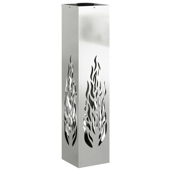 vidaXL Solenergi LED stibelys 2 pcs s&oslash;lv Galvanisert st&aring;l