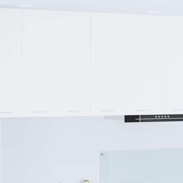 vidaXL Hengende skap med lagring Hvit 30 x 31 x 80 cm Konstruert tre