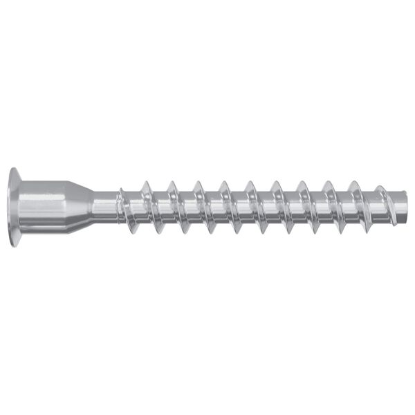 vidaXL Confirmatskruer 2 pcs s&oslash;lv &Oslash;7 x 50 mm Metall