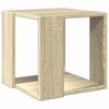 vidaXL Salongbord Sonoma eik 32x32x30 cm konstruert tre