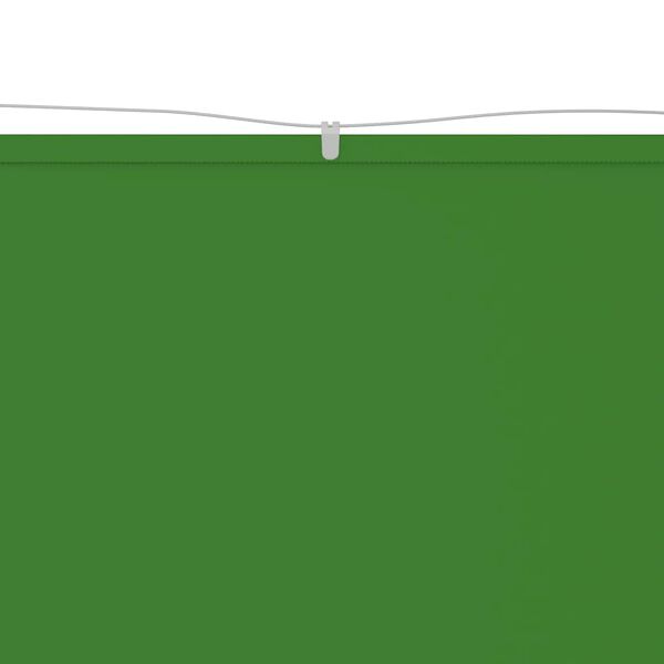vidaXL Vertikal markise lysegr&oslash;nn 60x600 cm oxfordstoff
