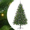 vidaXL Juletre med 300 LED med stativ gr&oslash;nn 180 cm PE