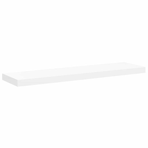 vidaXL Flytende vegghylle hvit 90x23,5x3,8 cm MDF
