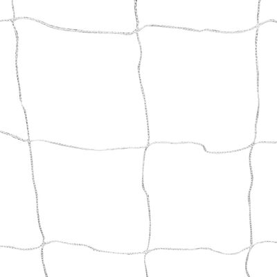 vidaXL Fotballmål 2 stk med nett 182x61x122 cm stål hvit