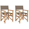 vidaXL Spisestuestol 56 x 54 x 87 cm 100% Polyester Solid-Teak