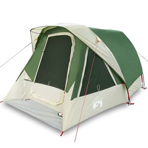 vidaXL Campingtelt 4 personer gr&oslash;nn vanntett