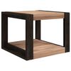 vidaXL Baderomsskap 45x45x35 cm heltre teak