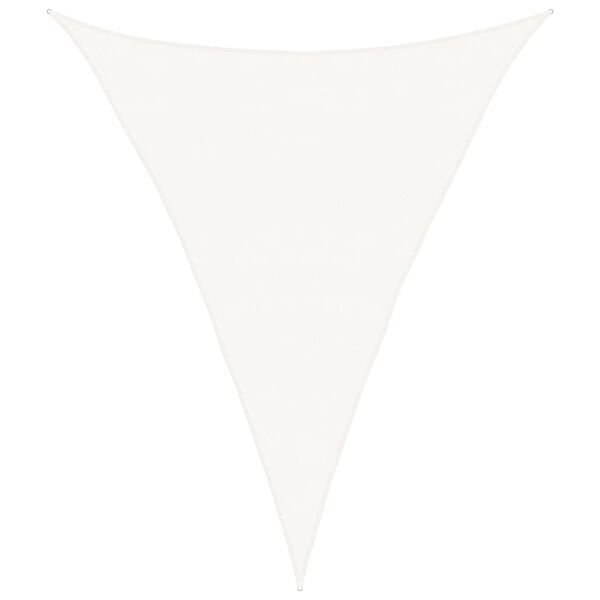 vidaXL Solseil 160 g/m&sup2; hvit 5x6x6 m HDPE