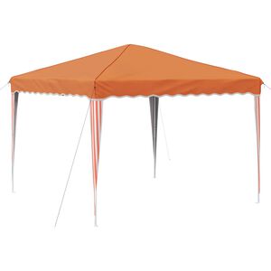 vidaXL Pop-up Festtelt 288 x 288 x 245 cm Oransje Oxford Stoff