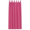 vidaXL M&oslash;rkleggende Gardiner med Ringer 2 pcs Lys Rosa 260 x 140 cm