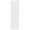 vidaXL Apotekskap hvit 30x42,5x150 cm konstruert tre