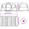 vidaXL Telt med tak Grå og oransje 435 x 255 x 216 cm Polyester