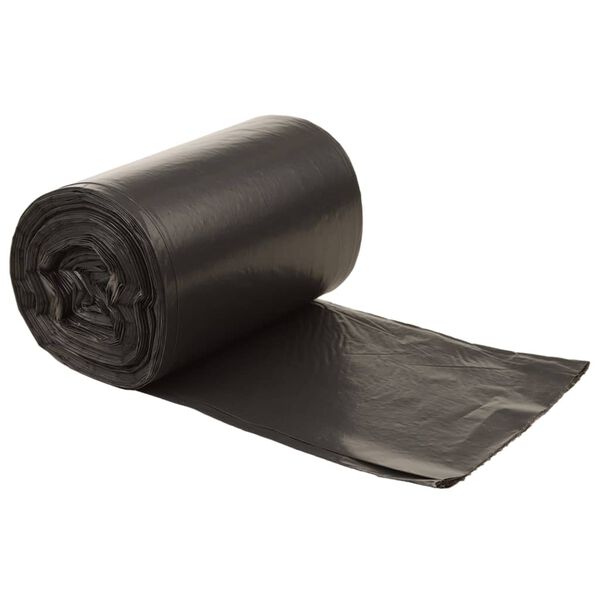 vidaXL Søppelposer 250 stk svart 60 L