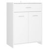 vidaXL Baderomsskap hvit 60x33x80 cm konstruert tre