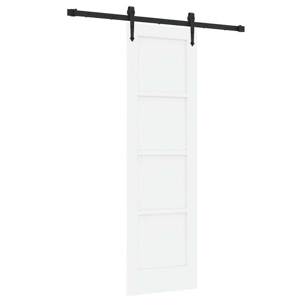 vidaXL Skyved&oslash;r ORKDAL Hvit 61 x 198,5 cm Massiv furu