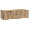 vidaXL Vegghengt TV skap 98 x 41 x 30 cm Artisan eik Konstruert tre
