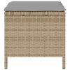 vidaXL Hage Spisegruppe Beige Poly rattan